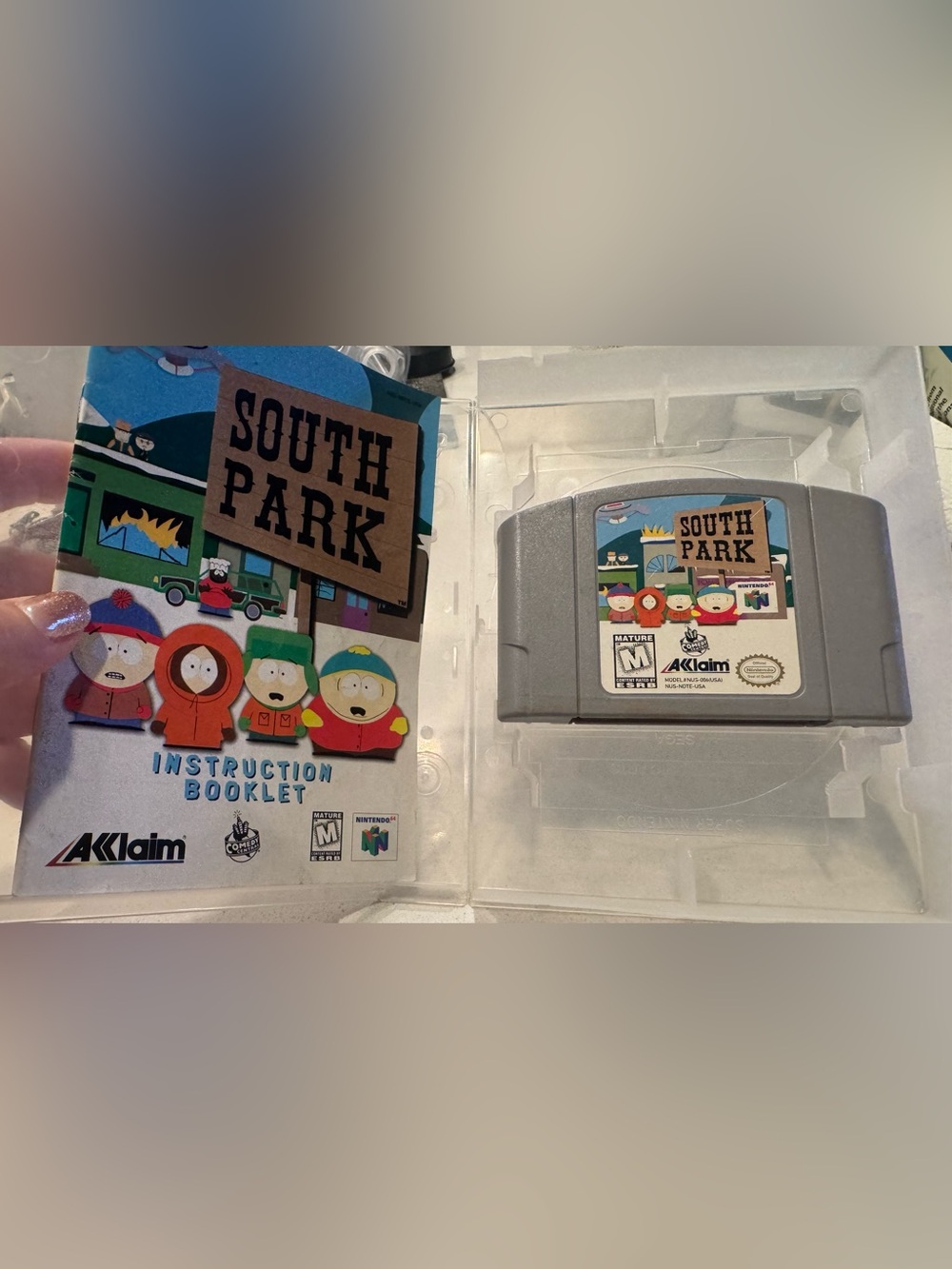 South Park (Nintendo N64) Cartridge Game with Manual and case - Authentic